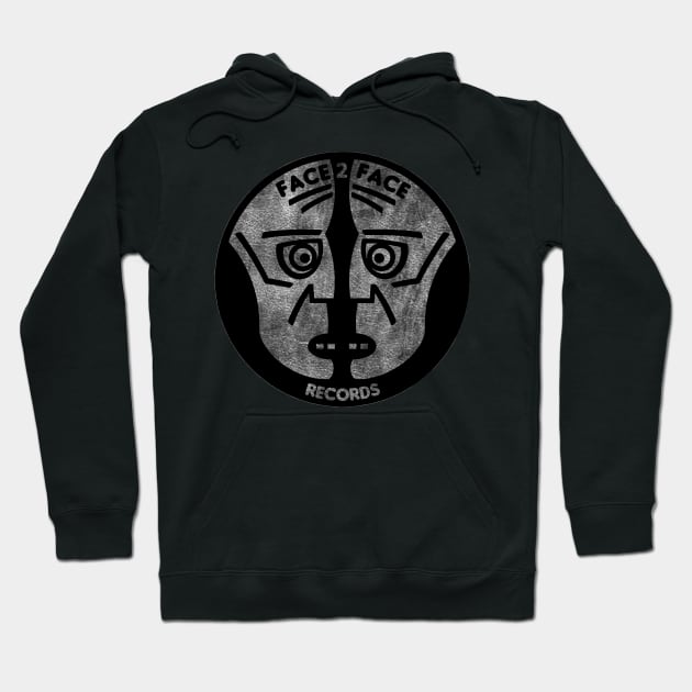 FACE 2 FACE The 2 mask logo premium Hoodie by God Of The Haven